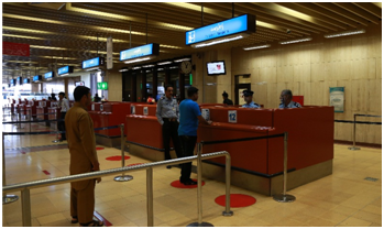 Immigration Process for International Passengers